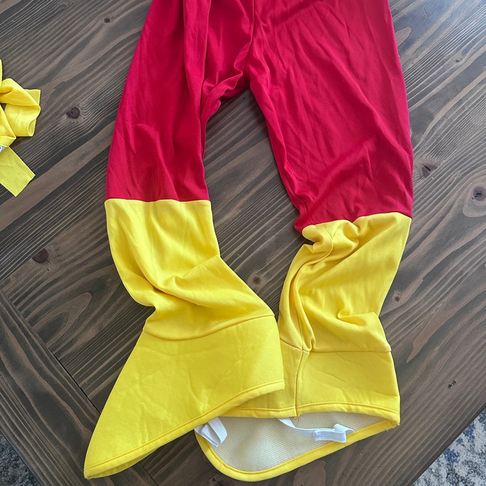 Flash Costume Boys 7/8 Rubies Muscle Suit DC Superhero Red - Picture 6 of 7